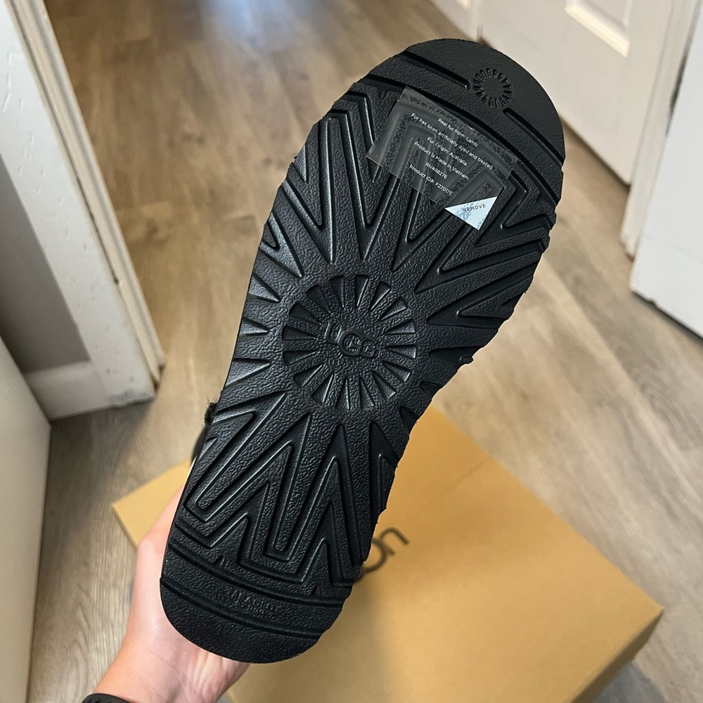 Tall black Uggs